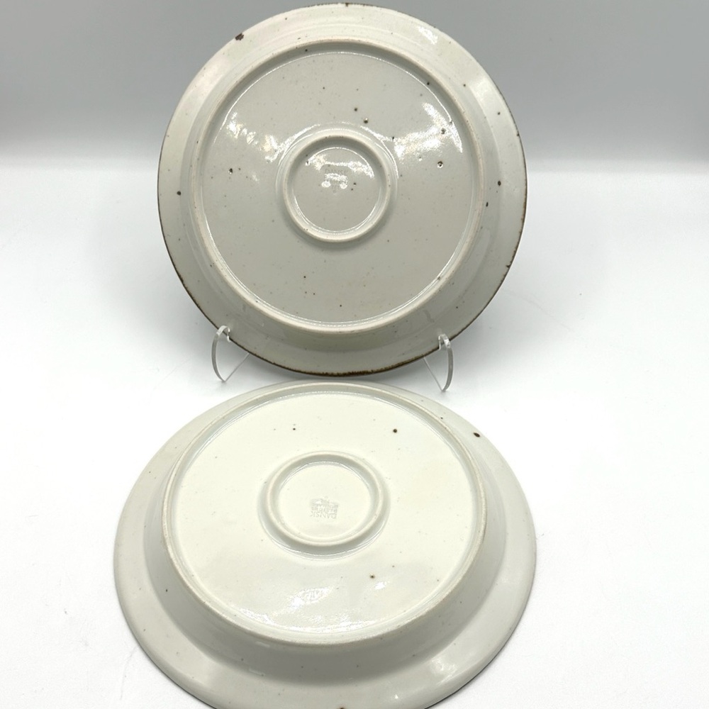 LAST ONES! 2 Dansk Salad Plates Brown Mist Whisper pattern. Vintage 80s - Picture 2 of 8